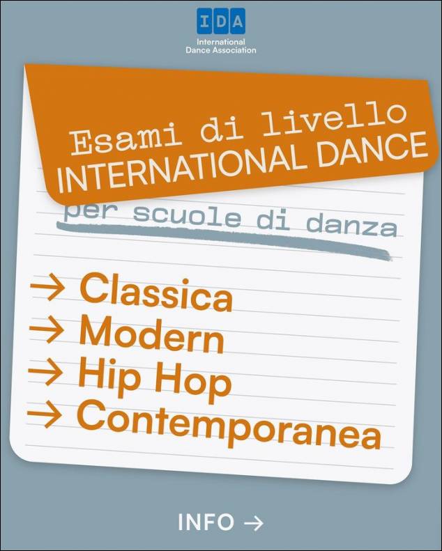 Esami di livello International dance per scuole di danza DanzaSi