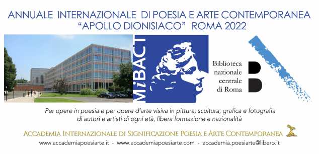 L’Annuale Internazionale Apollo dionisiaco invita poeti e artisti alla Biblioteca Nazionale Centrale