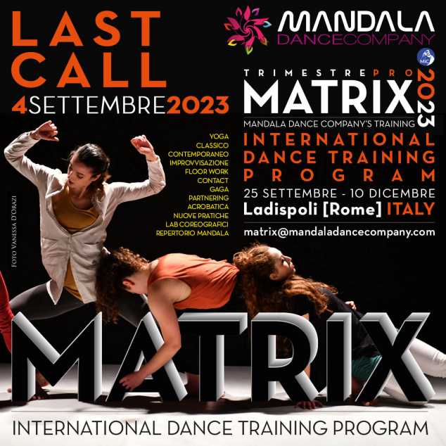 Audizione per MATRIX [Pro]_Dance Training Program di Mandala Dance Company