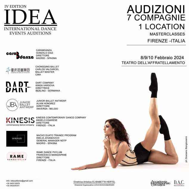 IDEA - International Dance Events Audition - IVa Edizione