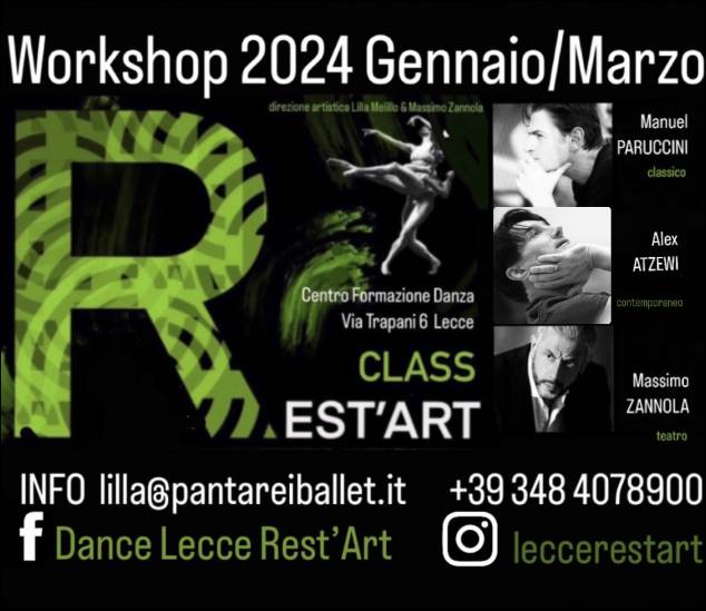 Lecce Rest'ART Class Workshop Danza