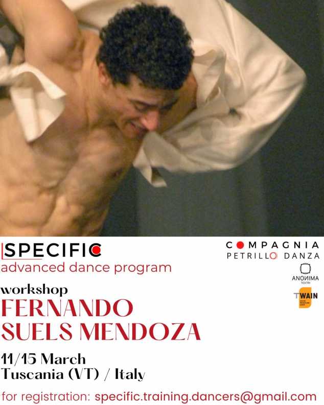 Workshop with Fernando Suels Mendoza - at SPECIFIC advanced dance program